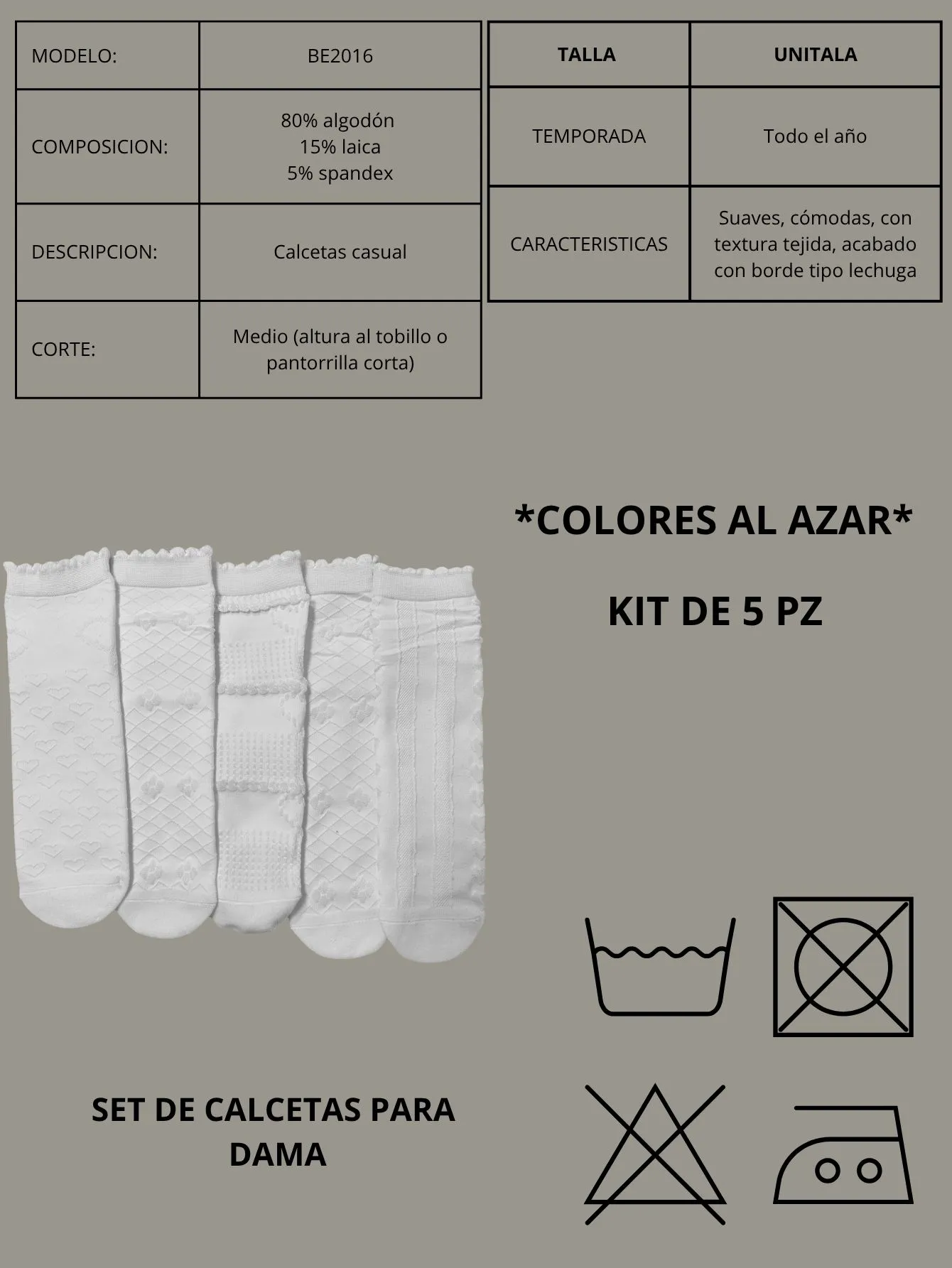 BE2016 KIT 5 PZ 2418